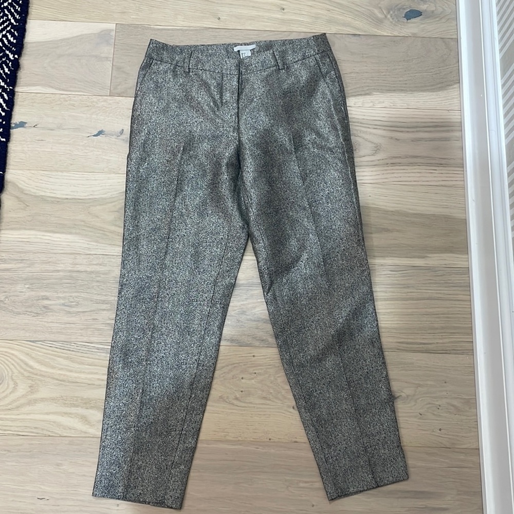 Gunmetal Silver Trousers